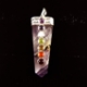 Amethyst 7 Chakra Stone Pendant Amethyst 7 Chakra Stone Pendant