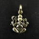 Ganesha Copper Pendant Antique Gold Plating  Ganesha Copper Pendant Antique Gold Plating