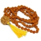 Rudraksha Mala with 7mukhi Nepali Rudraksha 7mm Rudraksha Beads Knotted Mala with 7 Mukhi Nepali Rudraksha