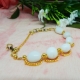 Gemstone White Agate Bracelet Gemstone White Agate Bracelet