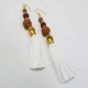 Rudraksha & Tassels Earring Rudraksha & Tassels Earring