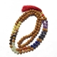 7 Chakra gemstone and rudraksha mala 7 Chakra Rudraksha Mala