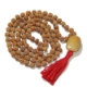 5 Face Rudraksha Mala with gemstone pendant Rudraksha Mala with Yellow Aventurine Pendant