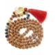 5 Face Rudraksha Mala with gemstone pendant Rudraksha Mala with Citrine Pendant