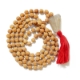 5 Face Rudraksha Mala with gemstone pendant Rudraksha Mala with Smoky Quartz Pendant