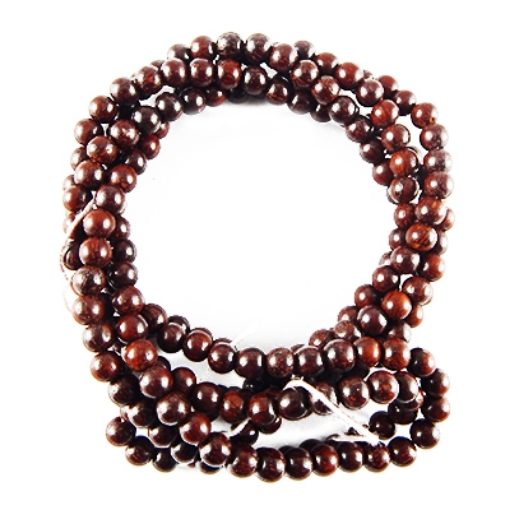 Picture of Perles de bois de santal rouge 5 mm