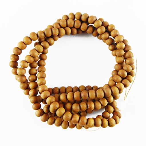 Picture of Perles de bois de santal blanc 7 mm
