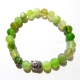 Show details for   Green Banded Agate Gemstone Bracelet  Picture of   Green Banded Agate Gemstone Bracelet