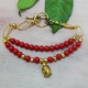 Show details for Gemstone Coral Bracelet 6mm round Picture of Gemstone Coral Bracelet 6mm round