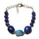 Show details for Gemstone Lapis Lazuli Bracelet Picture of Gemstone Lapis Lazuli Bracelet