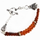 Show details for Carnelian & Rudraksha Beads Bracelet Picture of Carnelian & Rudraksha Beads Bracelet