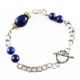 Show details for Gemstone Lapis Lazuli Bracelet Picture of Gemstone Lapis Lazuli Bracelet