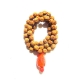 Show details for 5 Mukhi (Gesicht) Rudraksha Mala mit facettiertem Karneol-Anhänger Picture of 5 Mukhi (Gesicht) Rudraksha Mala mit facettiertem Karneol-Anhänger