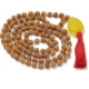 Show details for Rudraksha Mala mit facettiertem Trommelanhänger aus gelbem Aventurin Picture of Rudraksha Mala mit facettiertem Trommelanhänger aus gelbem Aventurin